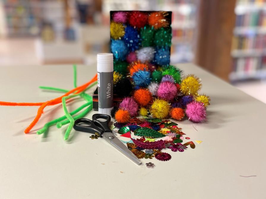 Foto af diverse kreamaterialer